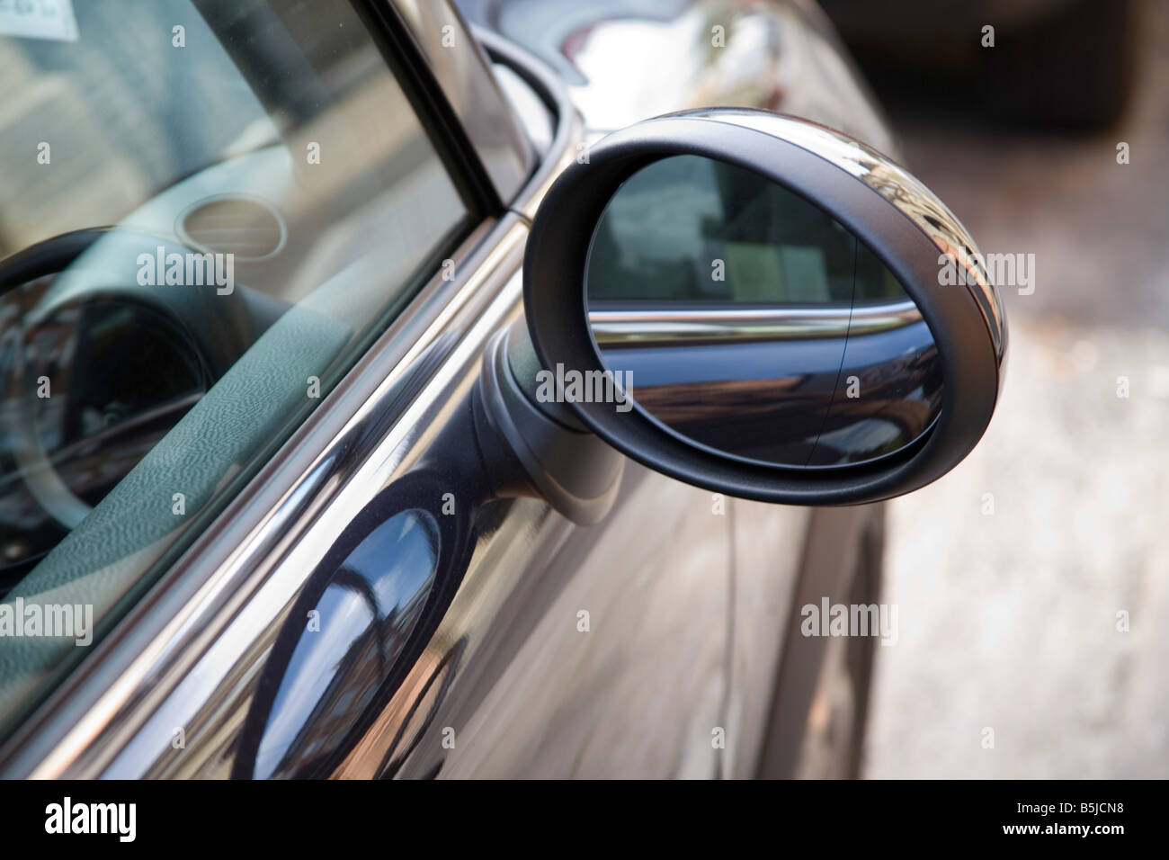 Car Wing mirror Stock Photo Alamy