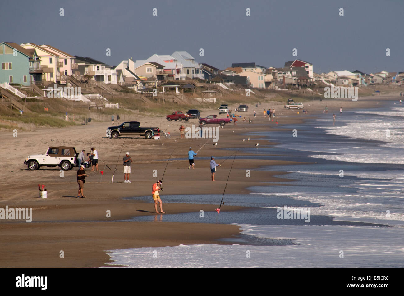 Beach View At Emerald Isle North Carolina Stock Photo Alamy
