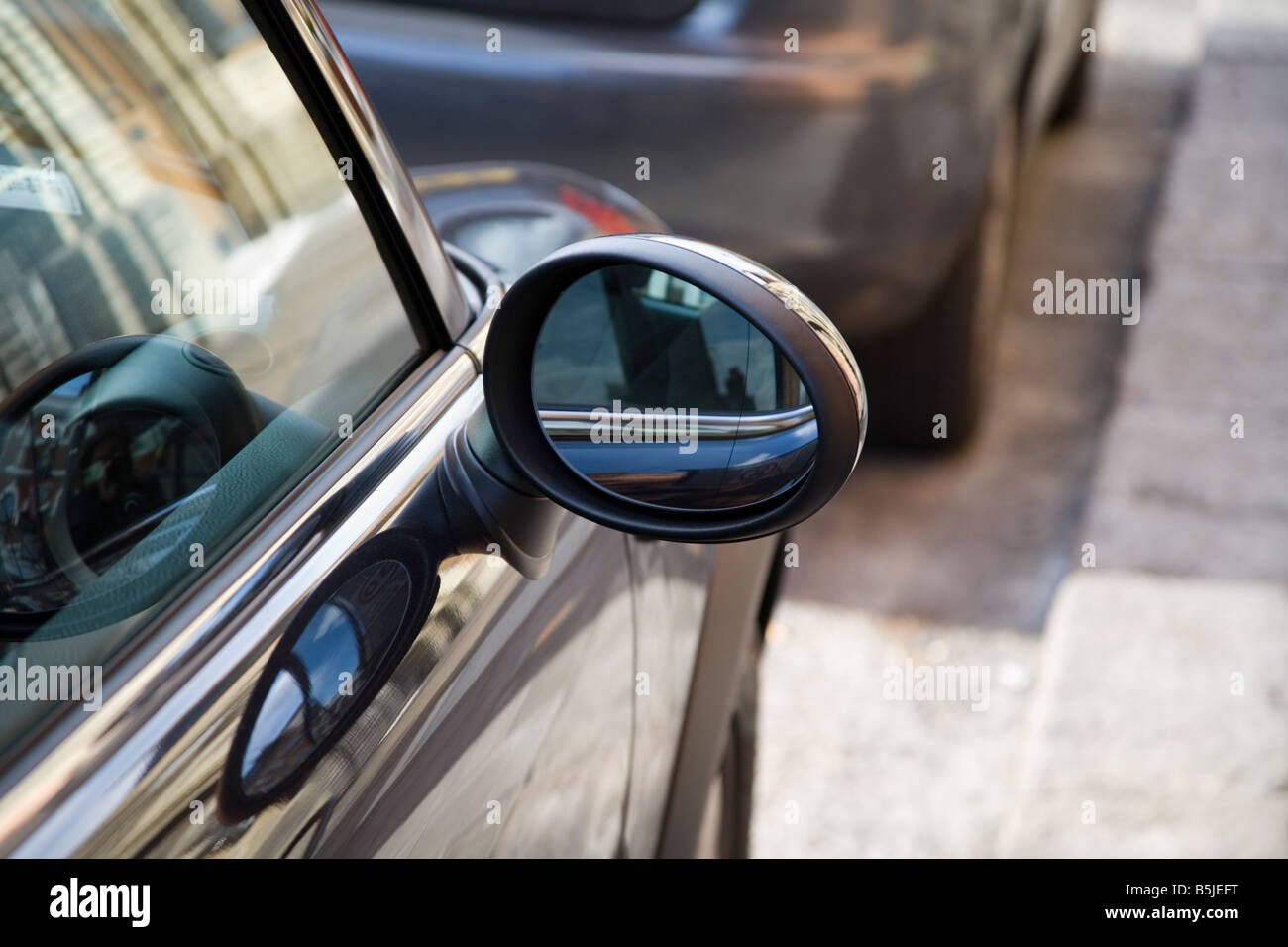 Car Wing mirror Stock Photo Alamy