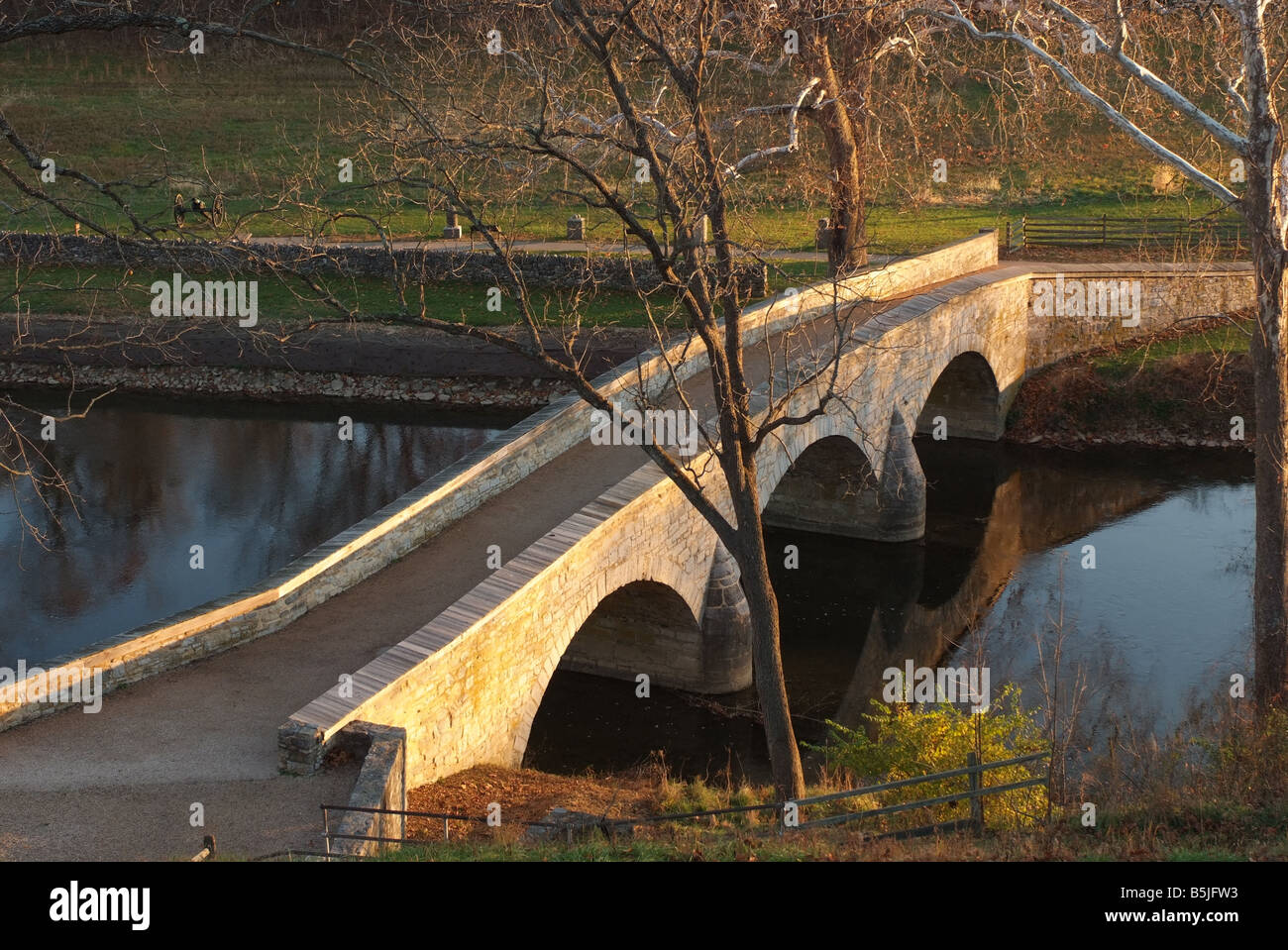 Antietam National Battlefield National historic Park Washington County Maryland Stock Photo