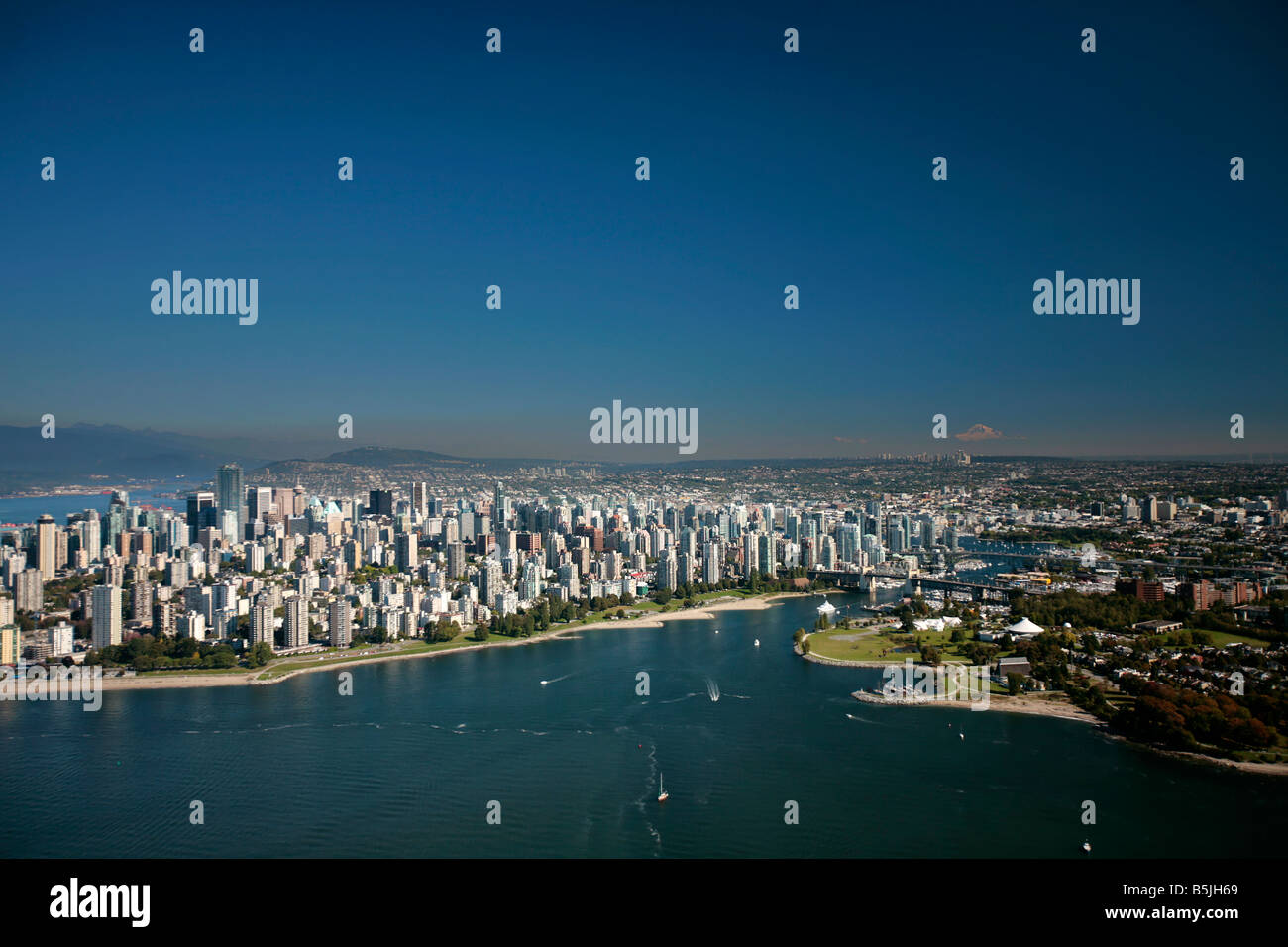 Vancouver BC, Aerial Stock Photo