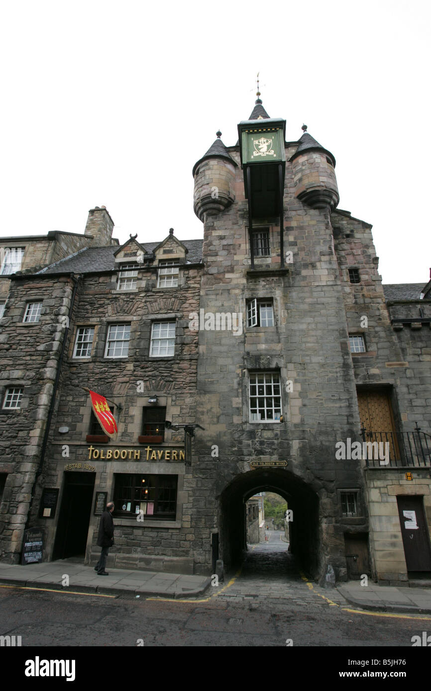 A general view of the Canongate Tolbooth on the Royal Mile  in Edinburgh Stock Photo