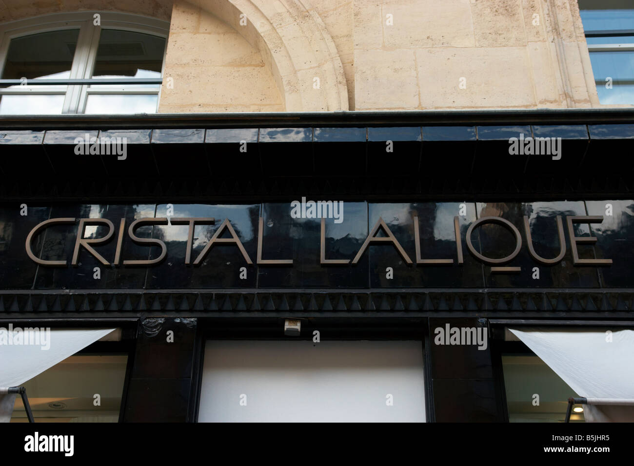 Cristal Lalique shop in Rue Royale Paris France Stock Photo - Alamy