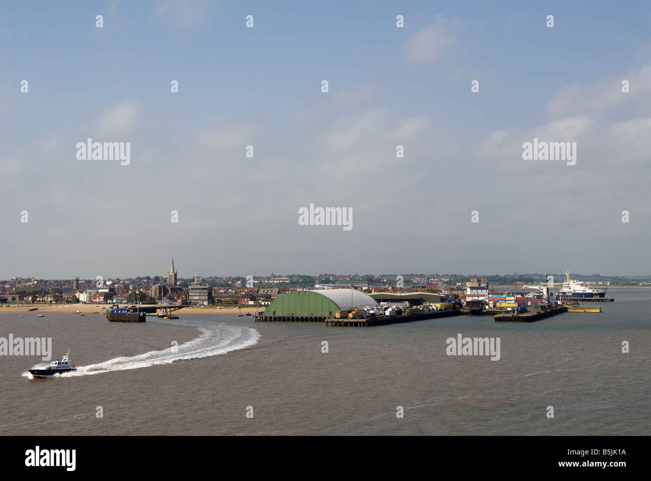 The seaside town of Harwich, Essex, UK. Stock Photo