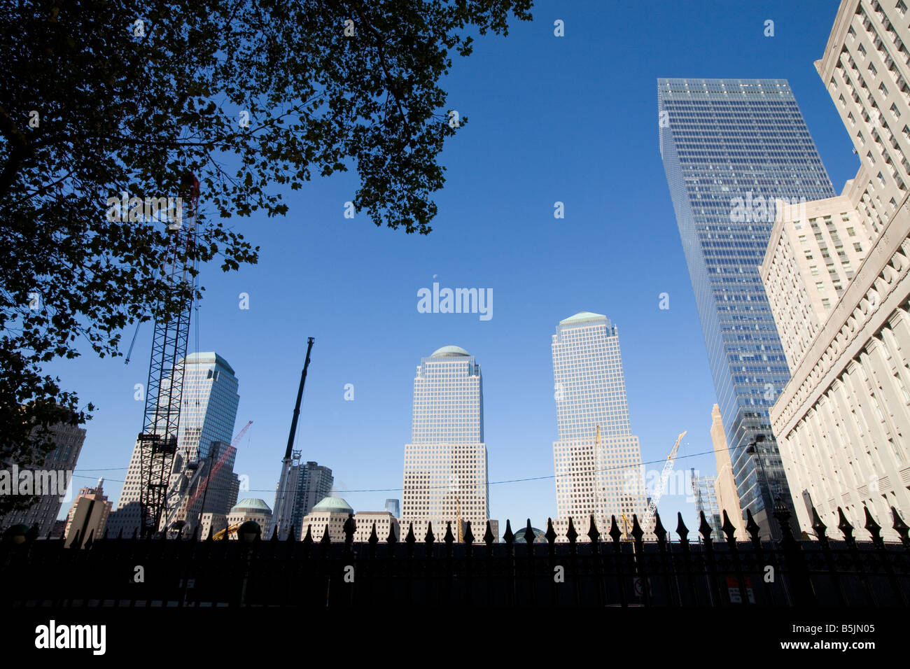Manhattan skyline New York City USA Stock Photo