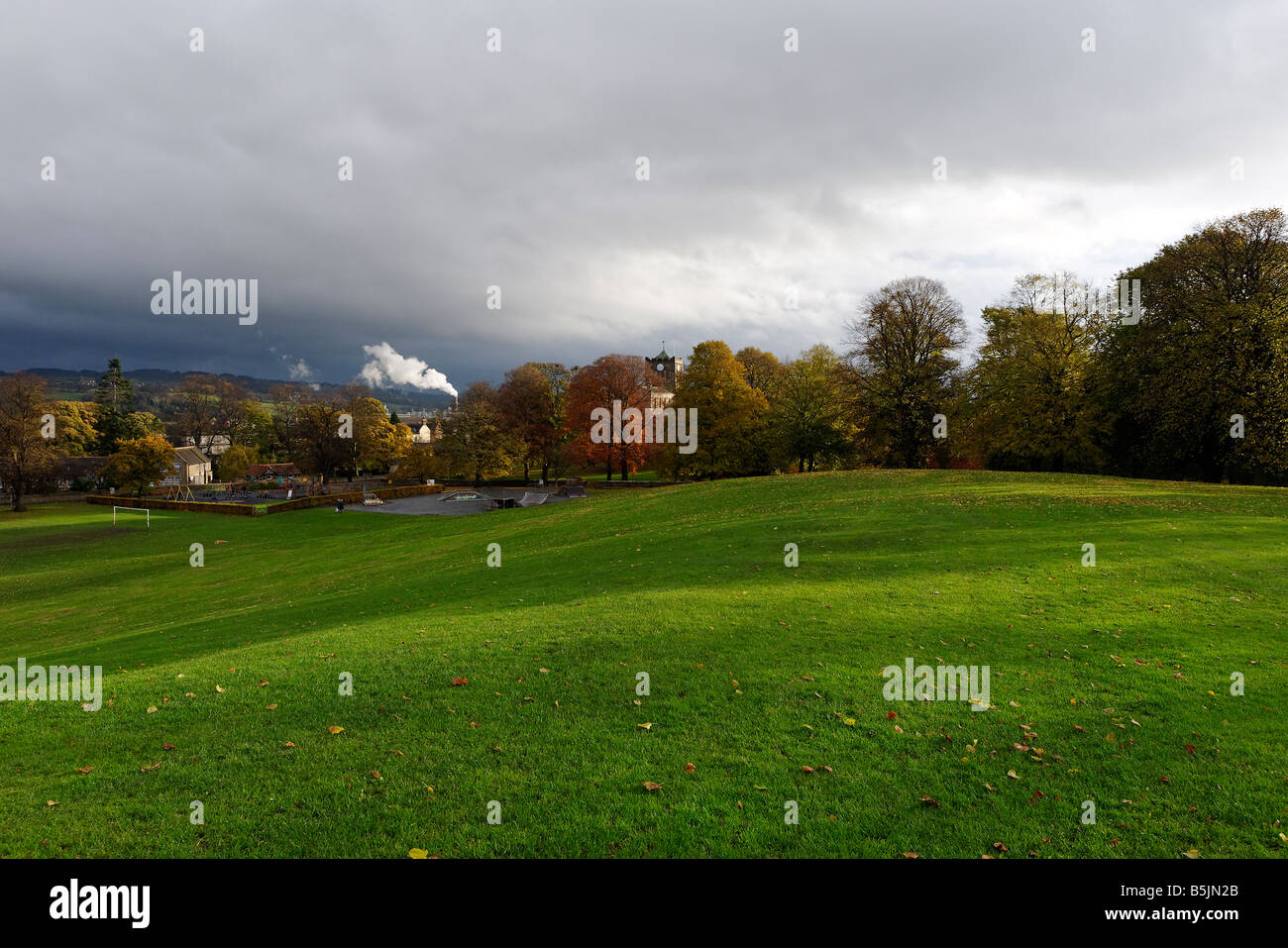 The Sele Hexham Stock Photo Alamy