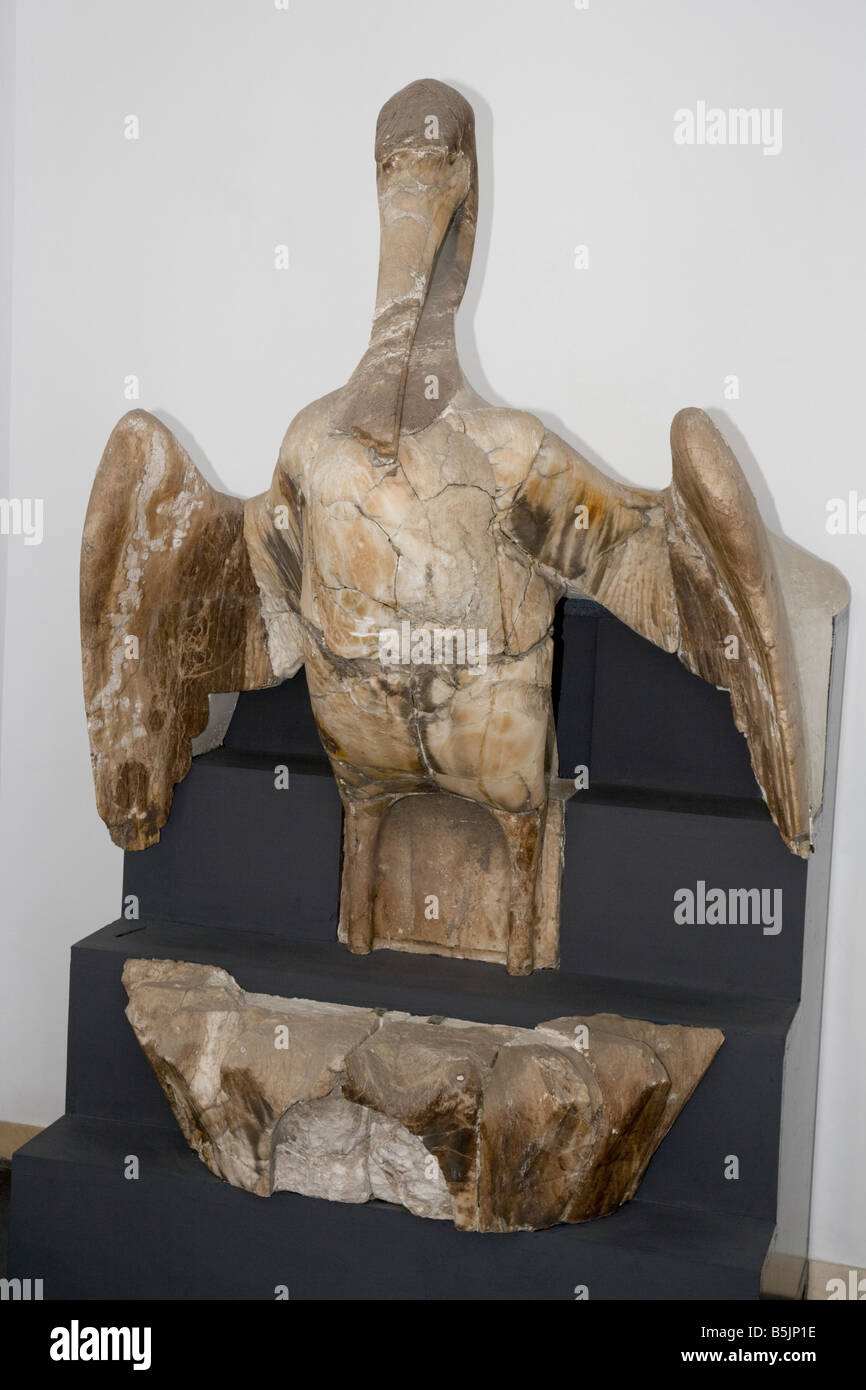 Pelican stone Sculpture inside the Sagrada Familia, Barcelona, Span capitol City Stock Photo