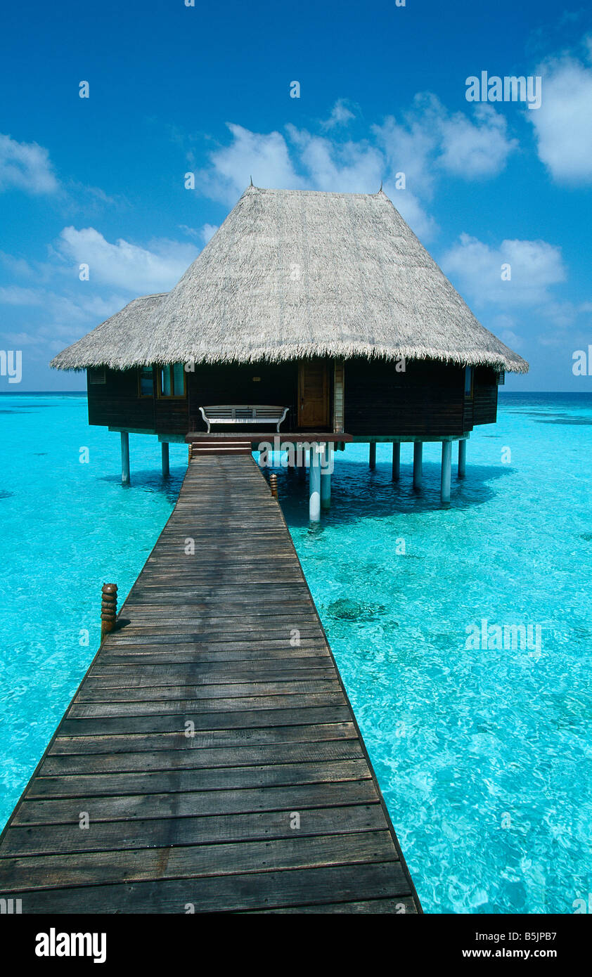 Maldives Dunikolu Island Coco Palm Resort Stock Photo Alamy