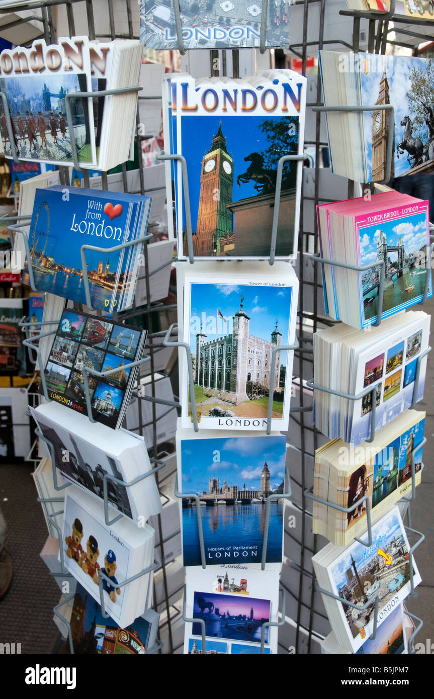 Tourist postcards of London, England UK Stock Photo Alamy