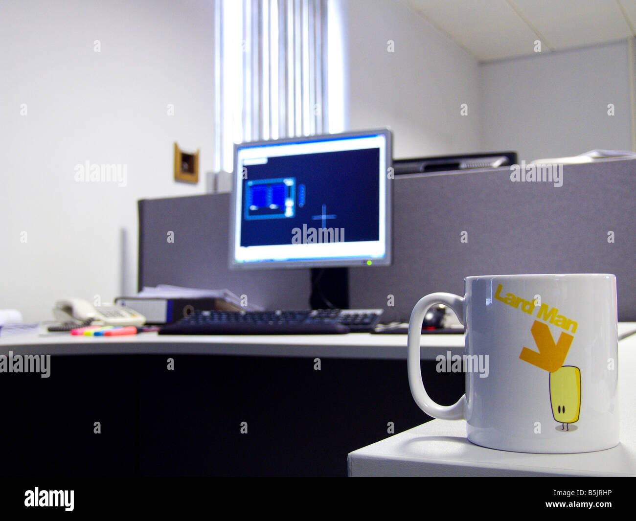 Tea Break at the Office Stock Photo Alamy