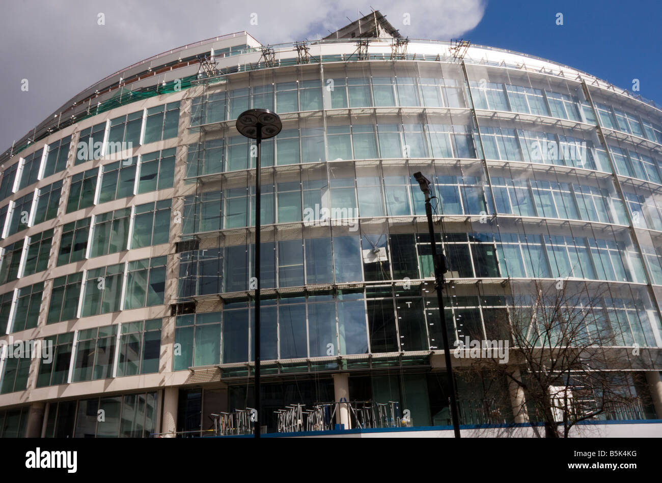 New office building nearing completion, Cheapside in the City of London GB UK Stock Photo
