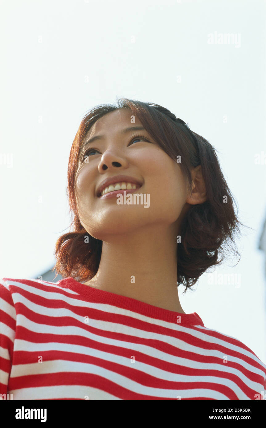 Portrait of a Young Asian woman Stock Photo - Alamy
