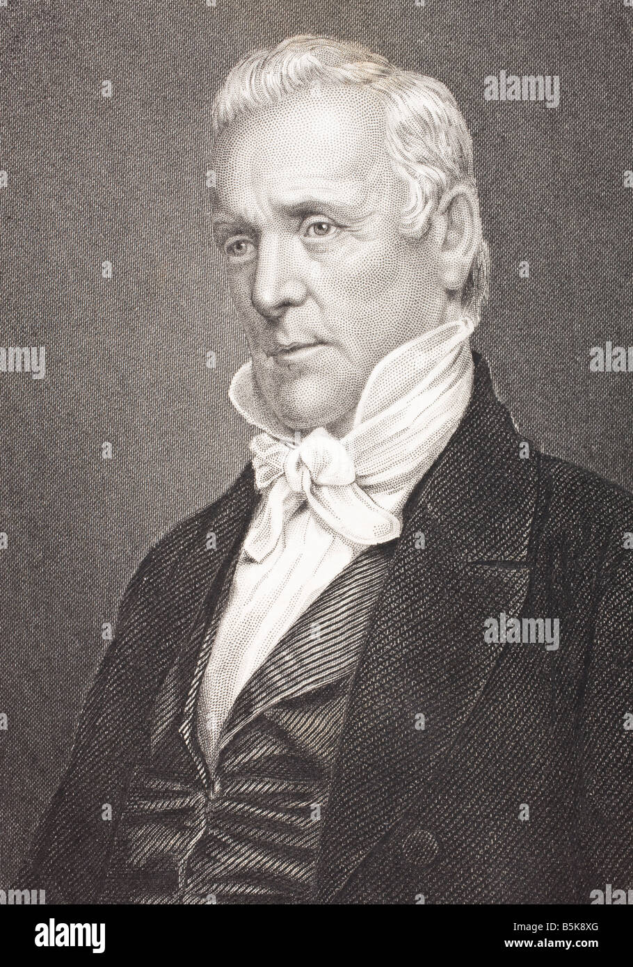 James Buchanan, 1791 - 1868. 15th President of the United States of America. Stock Photo