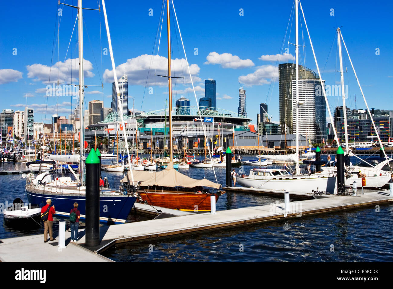 Melbourne Docklands / Victoria Harbour and the Melbourne Skyline