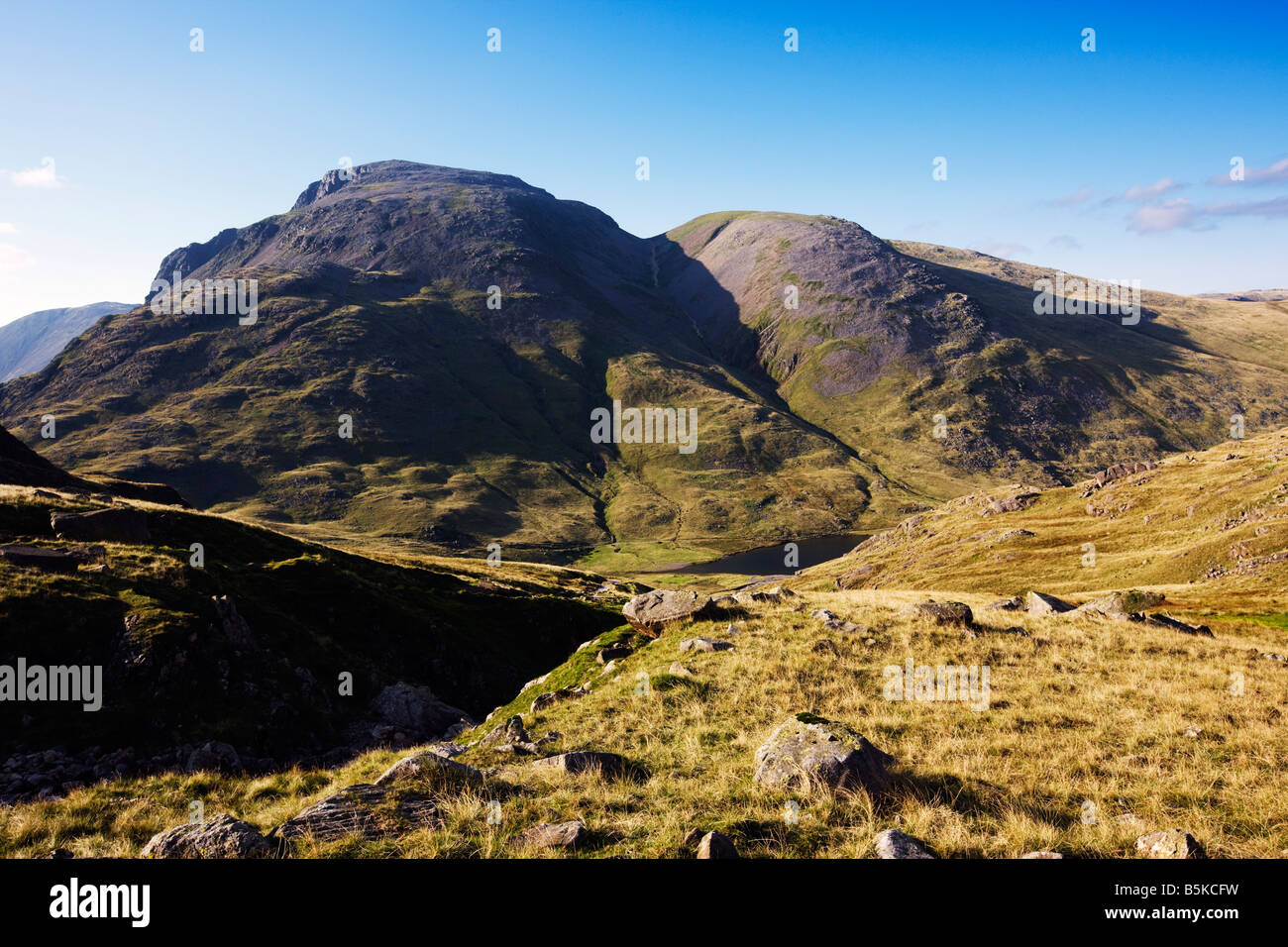 Great Gable And Green Gable Mountains From Styhead Pass, Wasdale 'The