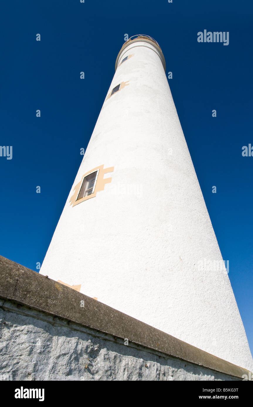 Barns Ness lighthouse, East Lothian, Scotland Stock Photo