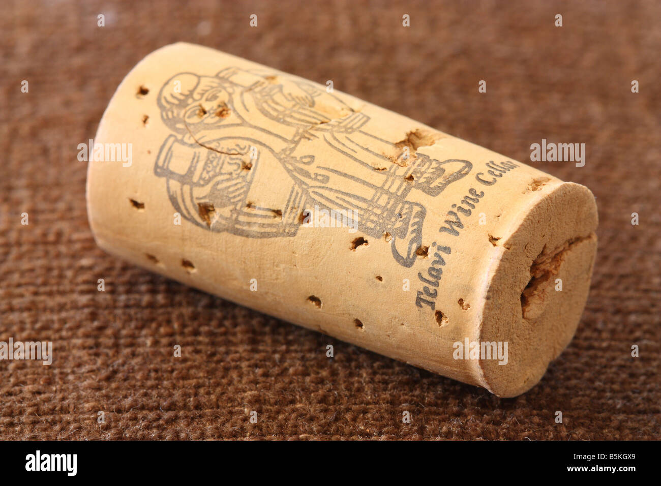 wine cork stopper Stock Photo Alamy