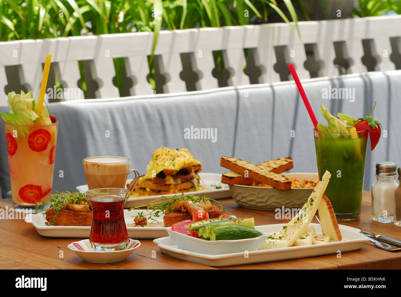 turkish breakfast Stock Photo