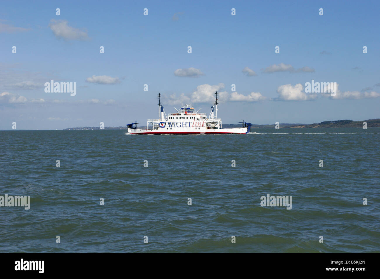 Isle of Wight ferry sailing from Yarmouth to Lymington Taken April The