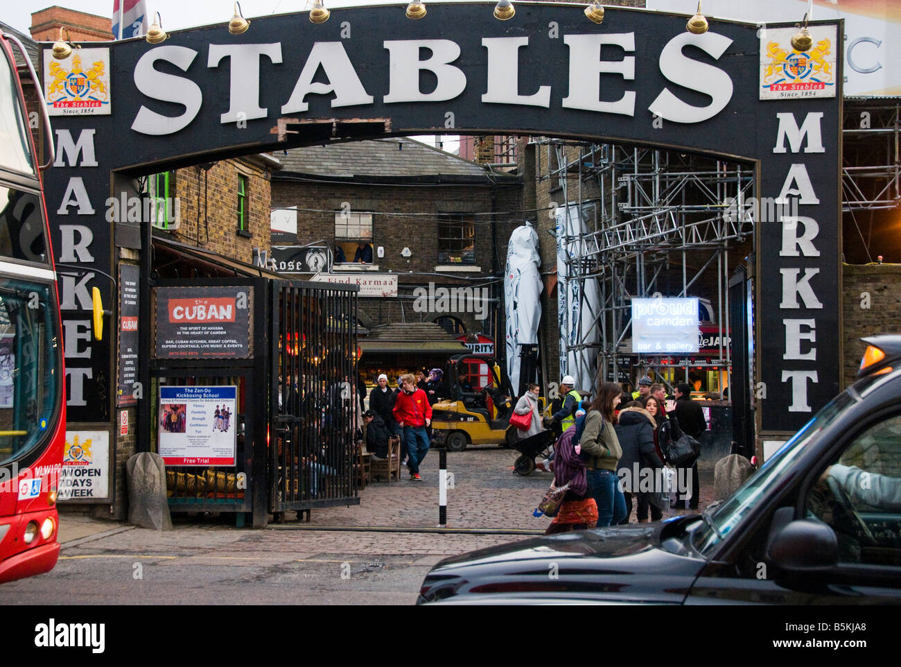 The Stables in Camden Market Chalk Farm Road in London Stock Photo