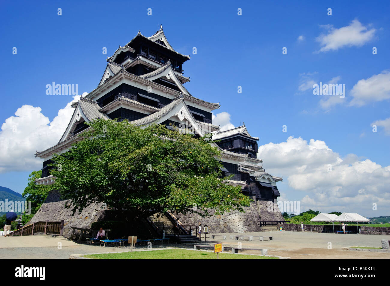 kumamoto castle, kumamoto city, kumamoto prefecture, kyushu, japan Stock Photo