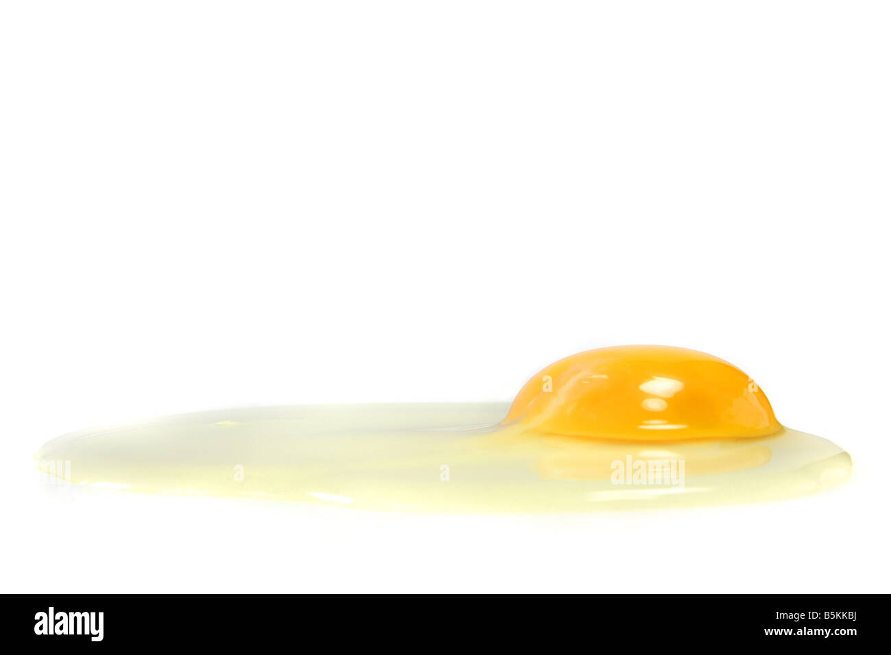 Freshly broken egg Stock Photo Alamy