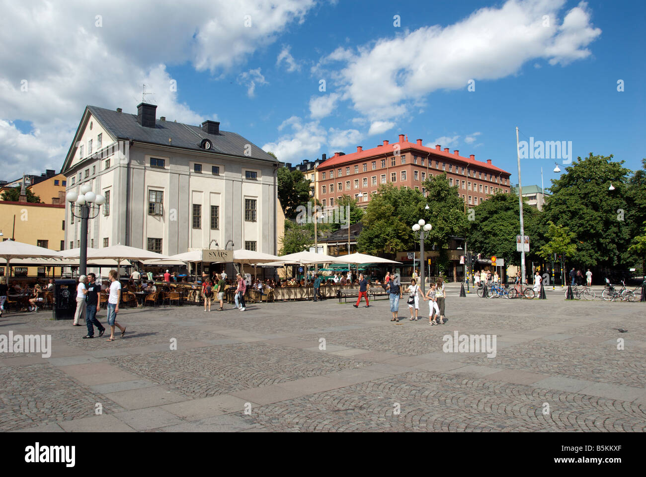 Medborgarplatsen Central Sodermalm Stockholm Sweden Stock Photo