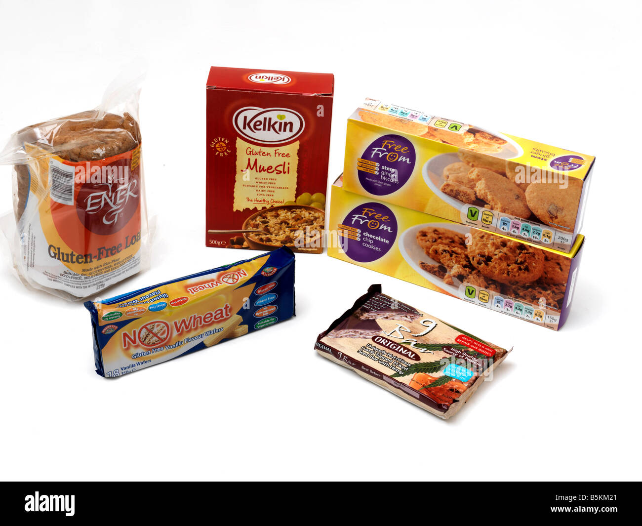 Gluten Free Products Stock Photo