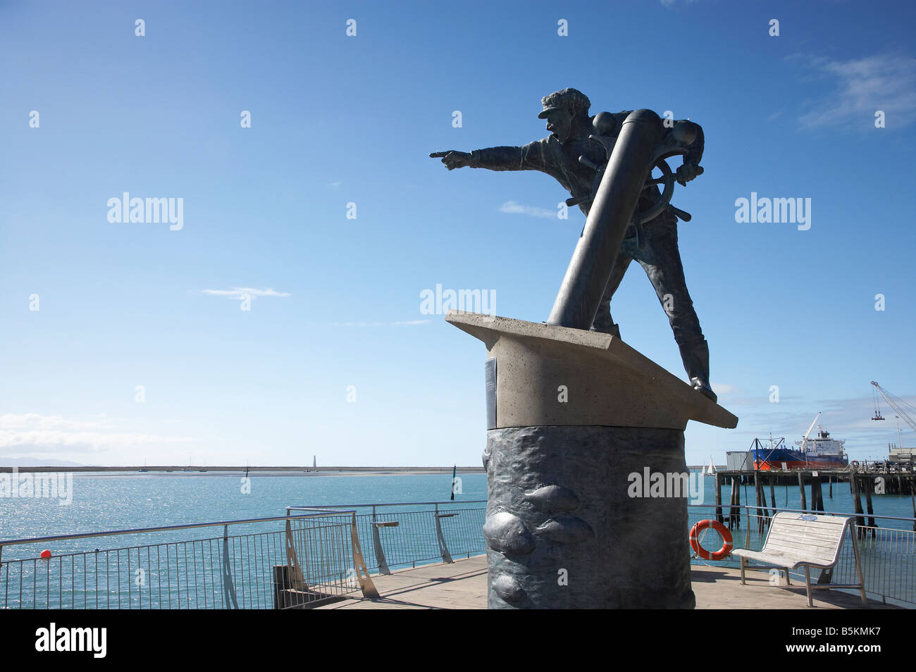 The Seafarers Memorial Wakefield Quay Nelson South Island New Zealand Stock Photo