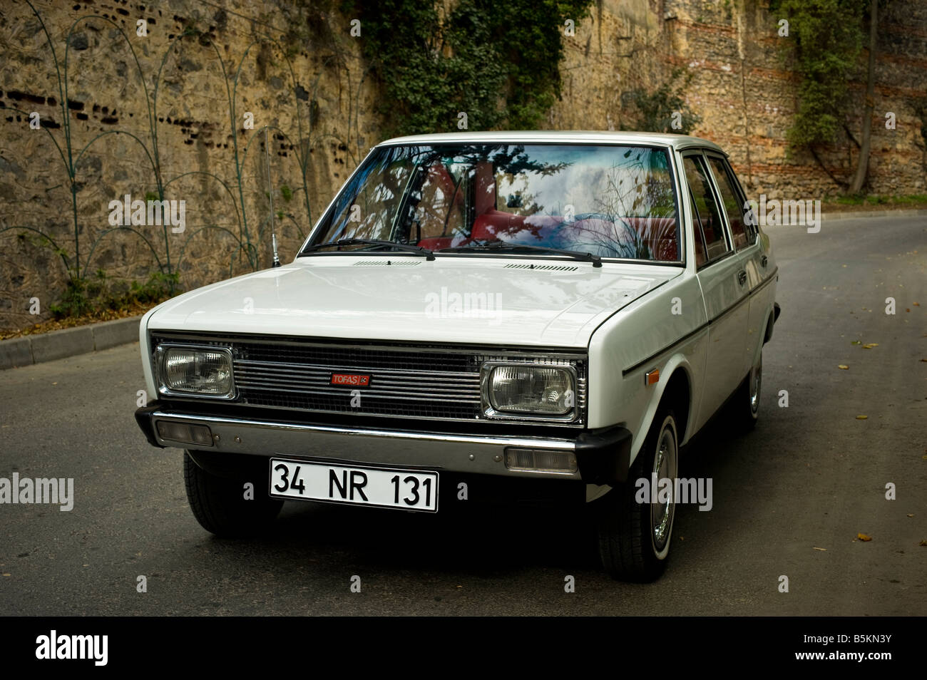 Tofaş industries in Turkey also based their initial production on Fiat 131s built under Fiat license as a Turkish Twin. Stock Photo