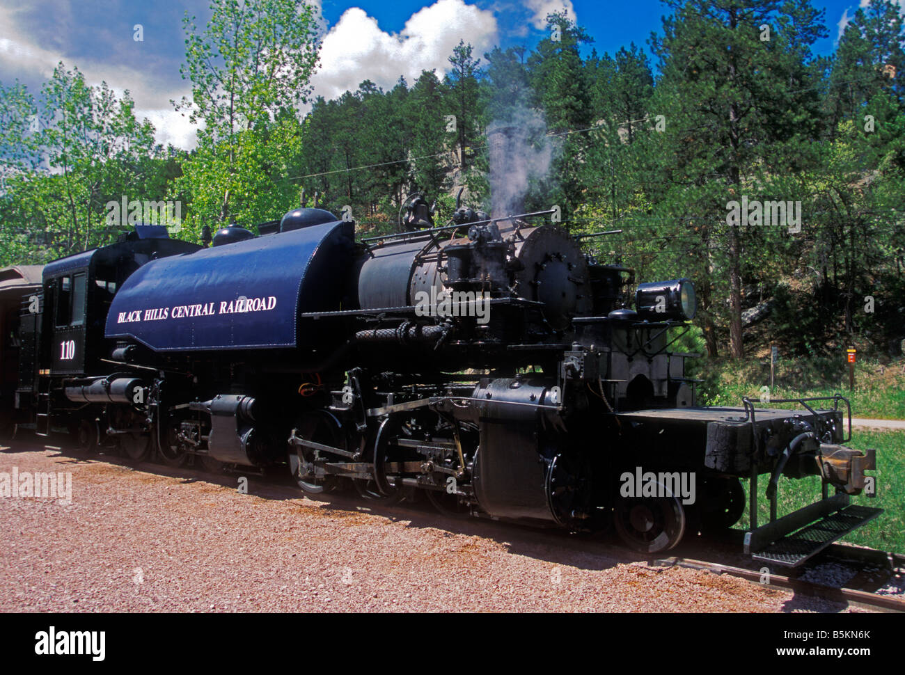 steam train, Black Hills Central Railroad, Keystone, Black