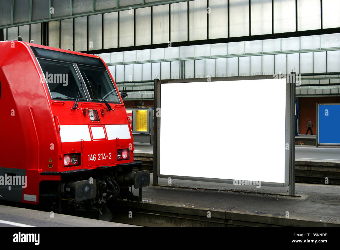 Billboard blank transit train platform hi-res stock photography and ...
