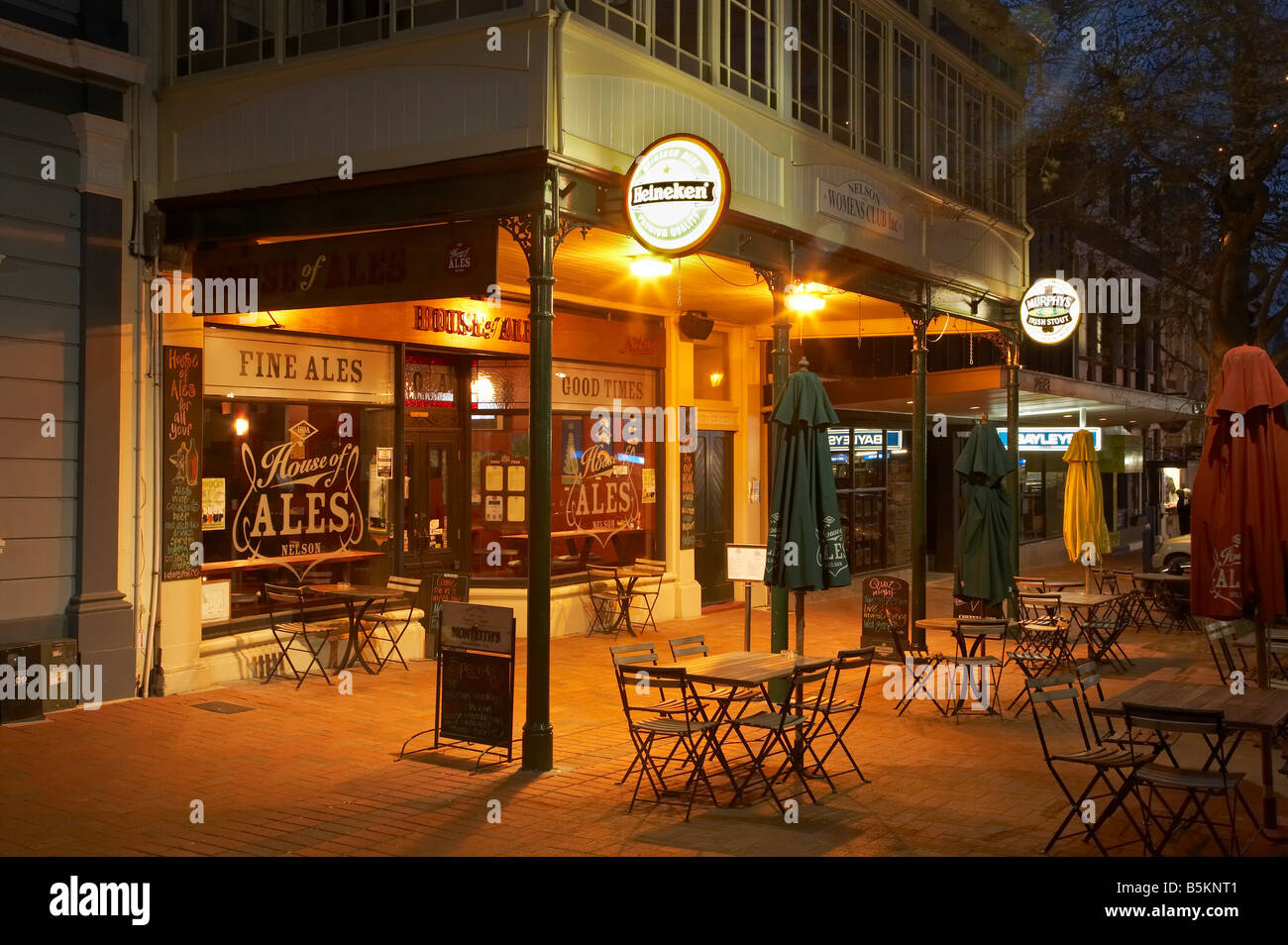 House of Ales Trafalgar Street Nelson South Island New Zealand Stock