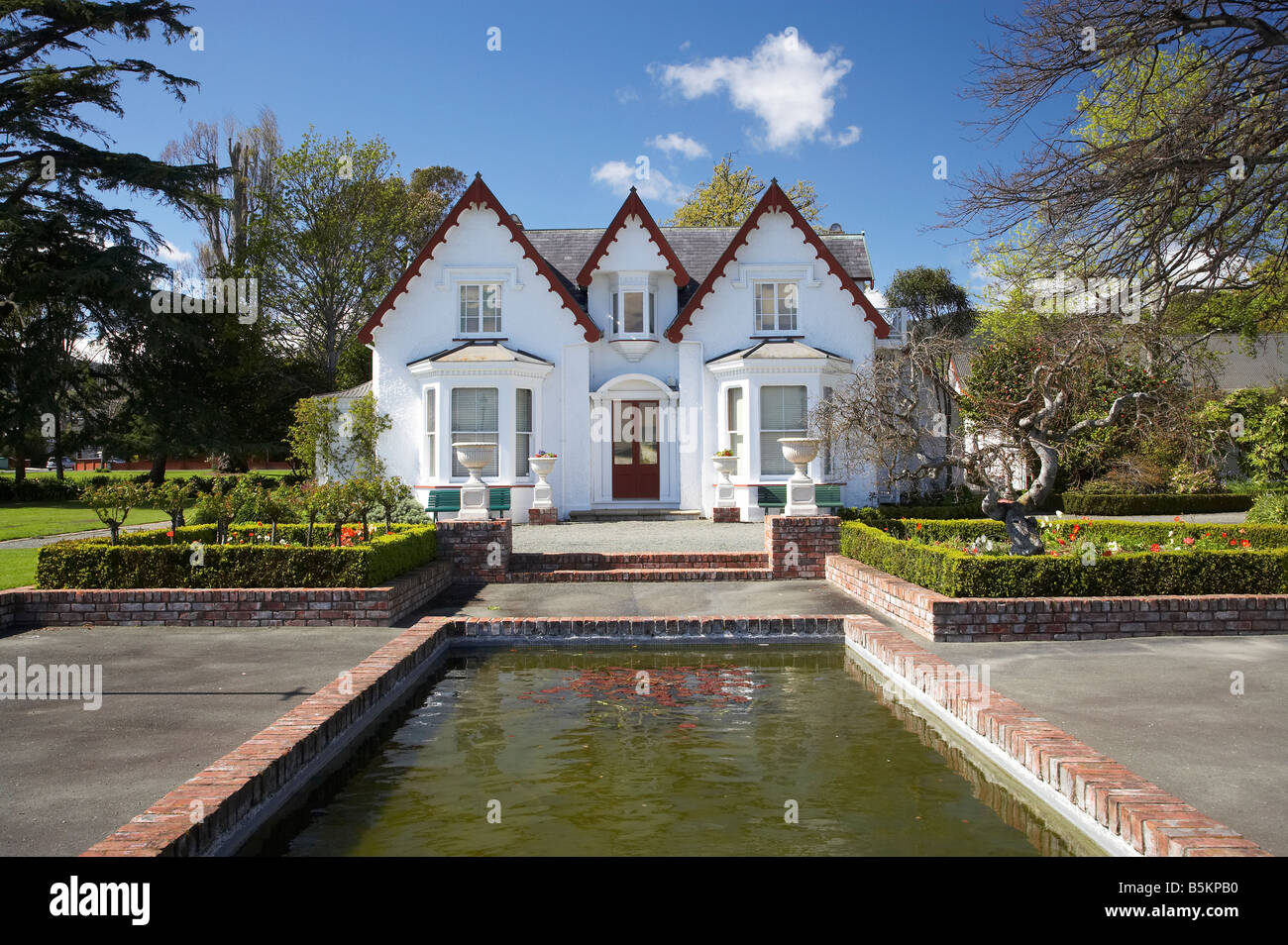 Broadgreen Historic House Nelson South Island New Zealand Stock Photo