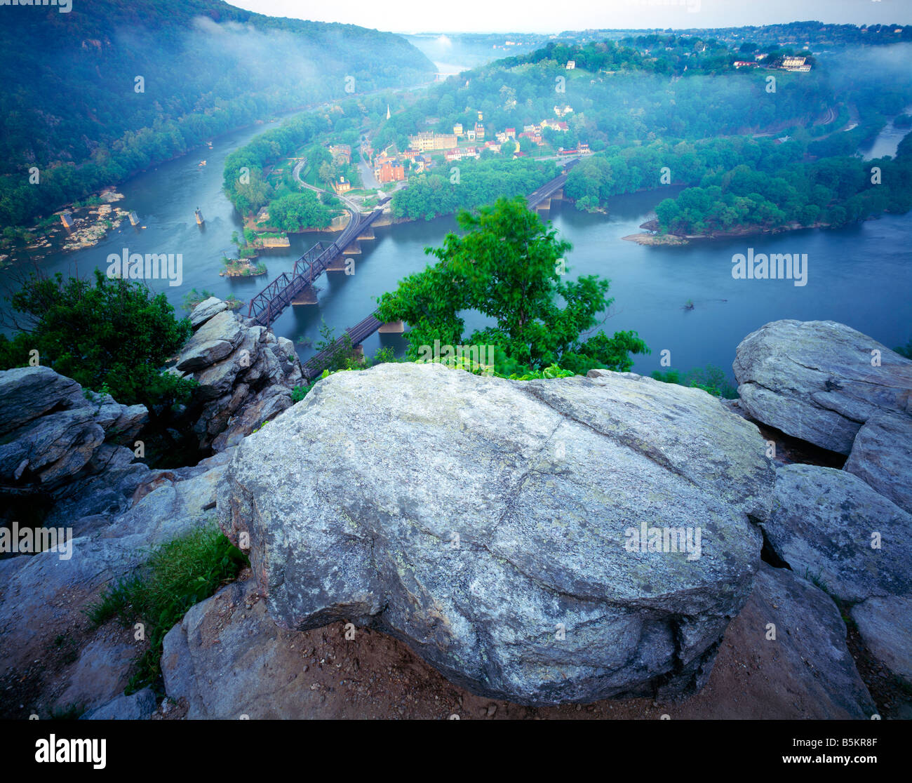 Harpers Ferry Harpers Ferry National Historical Park Maryland West Virginia Virginia Stock Photo