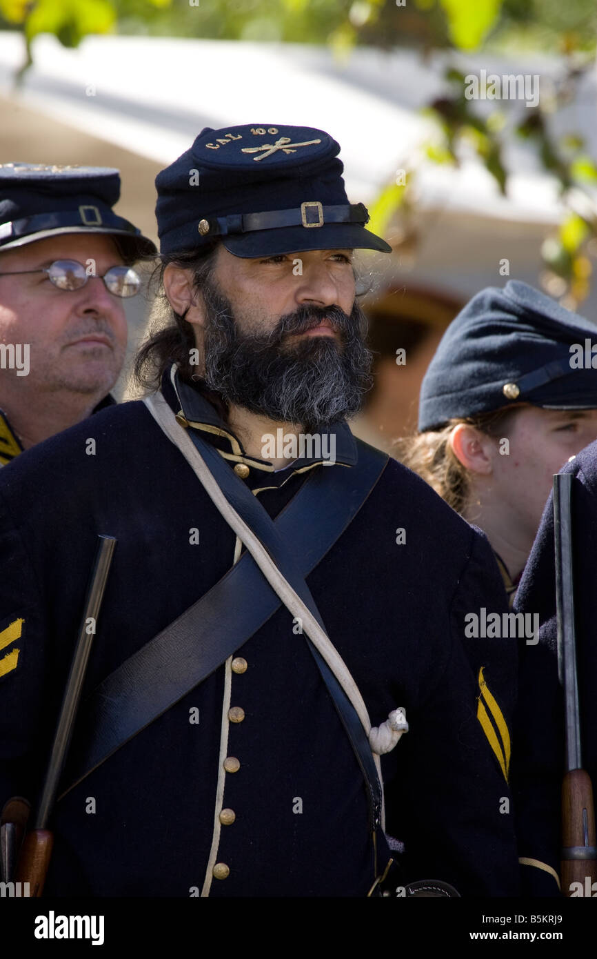 Union Soldier Costume Stock Photo Alamy