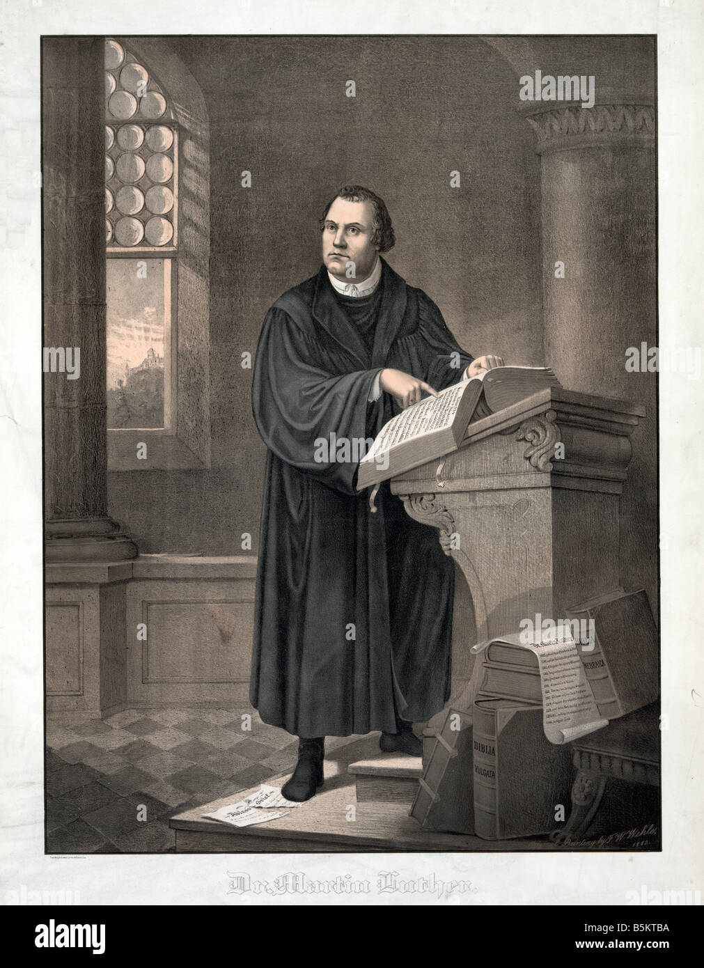 Dr Martin Luther, Germany Stock Photo