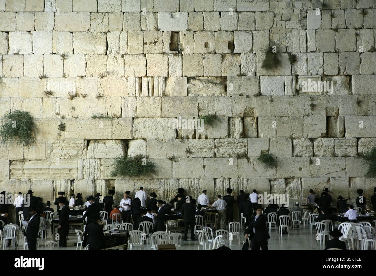 the western wall the kotel jerusalem Stock Photo