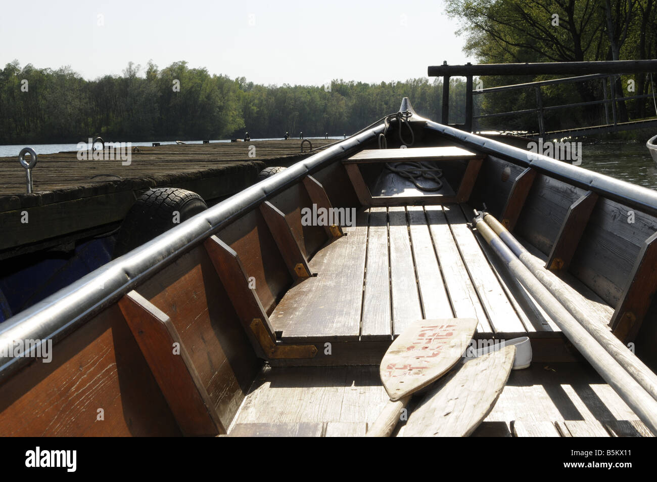 Rudder rowing boat in hi-res stock photography and images - Alamy