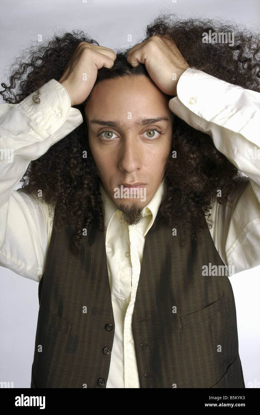 Haired man in formal attire hi-res stock photography and images - Alamy
