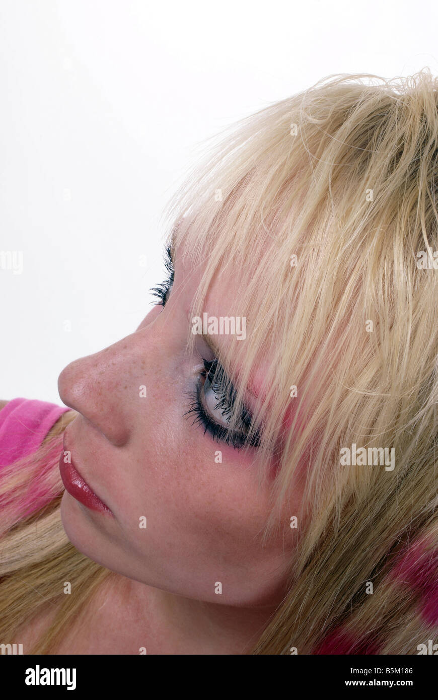 Stressed and worried teen Stock Photo