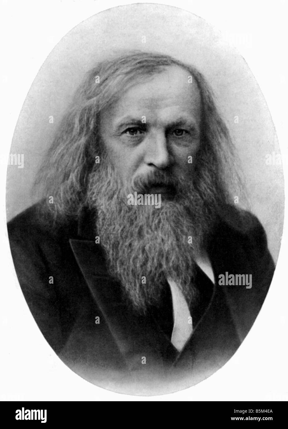 Mendeleev, Dmitri Ivanovich, 8.2.1834 - 2.2.1907, Russian chemist, portrait, circa 1900, Stock Photo