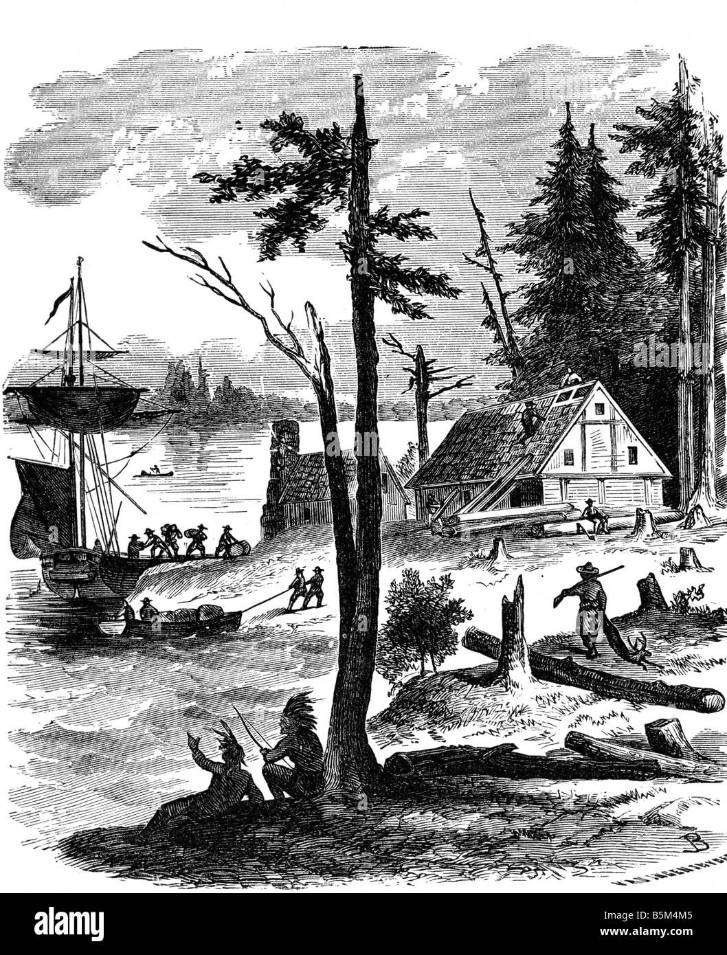 geography / travel, USA, New York City, first settlement on Manhatten, 1626, Additional-Rights-Clearances-NA