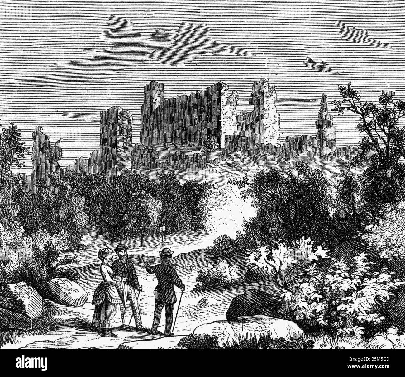 architectur, castles, Germany, Rhineland-Palatinate, Hambach Castle ...