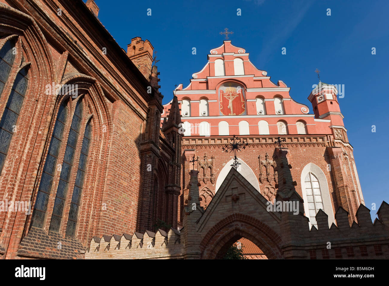 Baltic States, Lithuania, Vilnius, St Francis and Bernardine Church Stock Photo