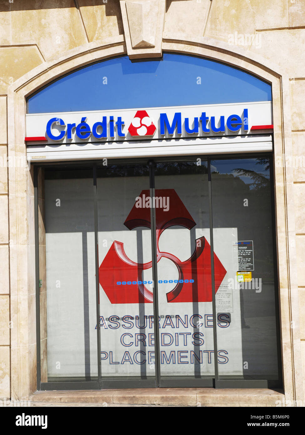 bank Credit Mutuel Stock Photo Alamy