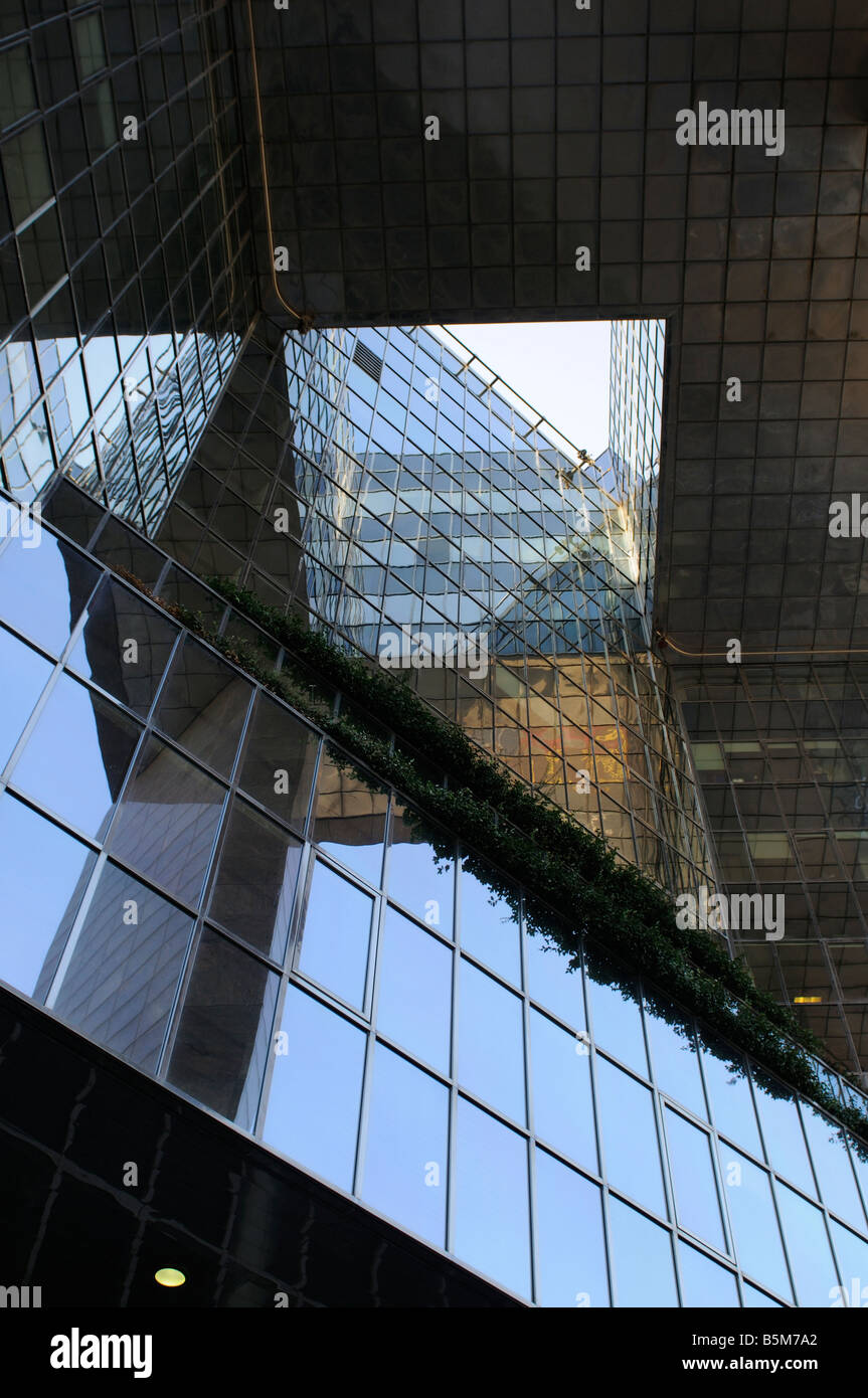 Reflections in Number 1 London Bridge building, London, UK Stock Photo