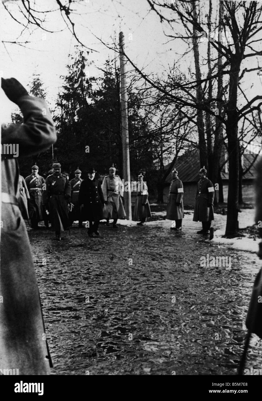 1 W46 F1916 22 E Emperor Wilhelm II in Vilnius 1916 Wilhelm II German emperor 1888 1918 1859 1941 During World War I 1914 18 Eas Stock Photo