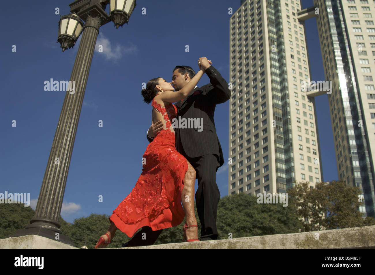 Tango dancers Stock Photo