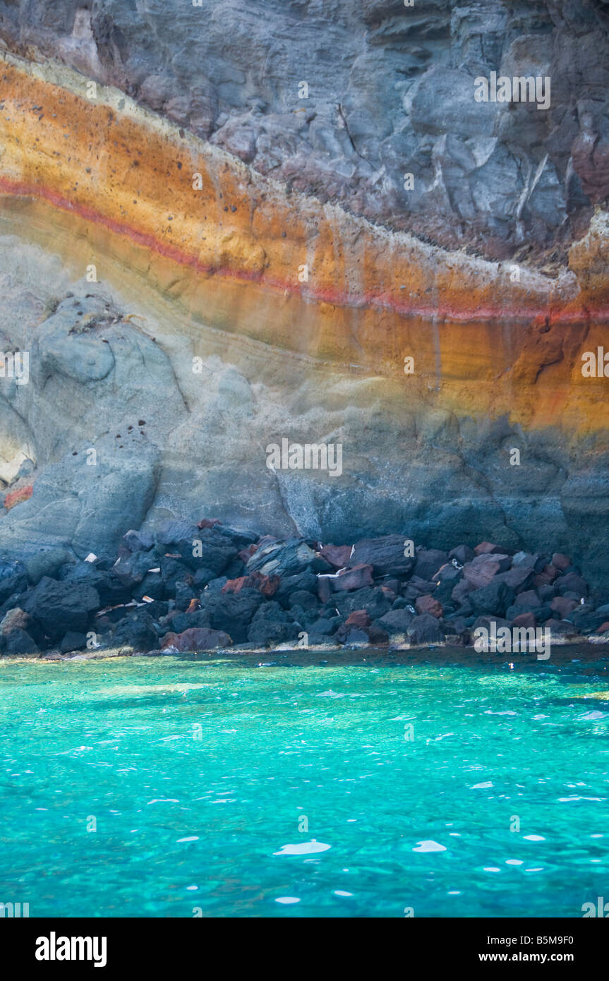 Rock formations on the coast of Pantelleria island, Sicily, Italy. Stock Photo